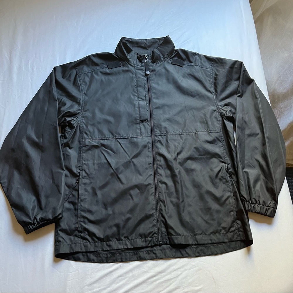 5.11 TACTICAL‎ black utility boxy long sleeve zip up windbreaker jacket